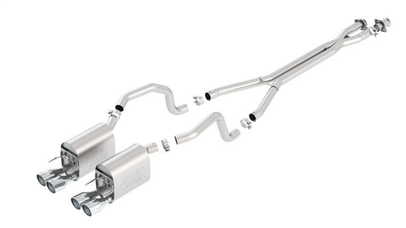 Borla 140414 ATAK Cat-Back Exhaust System for 2009-2011 Chevrolet Corvette C6 6.2L V8