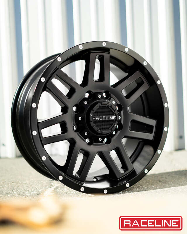 Raceline 931B Injector Satin Black Wheel - Part Number rcl931B-68080-00