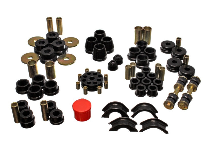 Energy Suspension eng7.18101G 70-73 Nissan 240Z Black Hyper-Flex Master Bushing Set