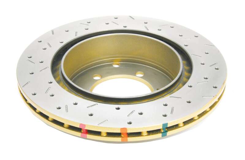 DBA 4419XS 4000 Series XS Rear Drilled and Slotted Brake Rotor for Mitsubishi Lancer Evo 8/9