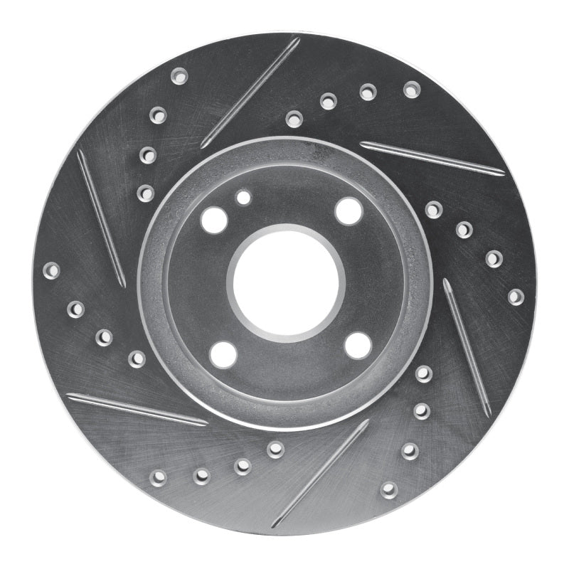 R1 Concepts RNC631-80030R Front Right Drilled and Slotted Brake Rotor for 1994-1999 Mazda Miata