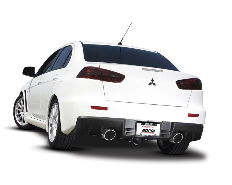Borla S-Type Cat-Back Exhaust System for 2008–2015 Mitsubishi Lancer Evolution X, Part Number 140285
