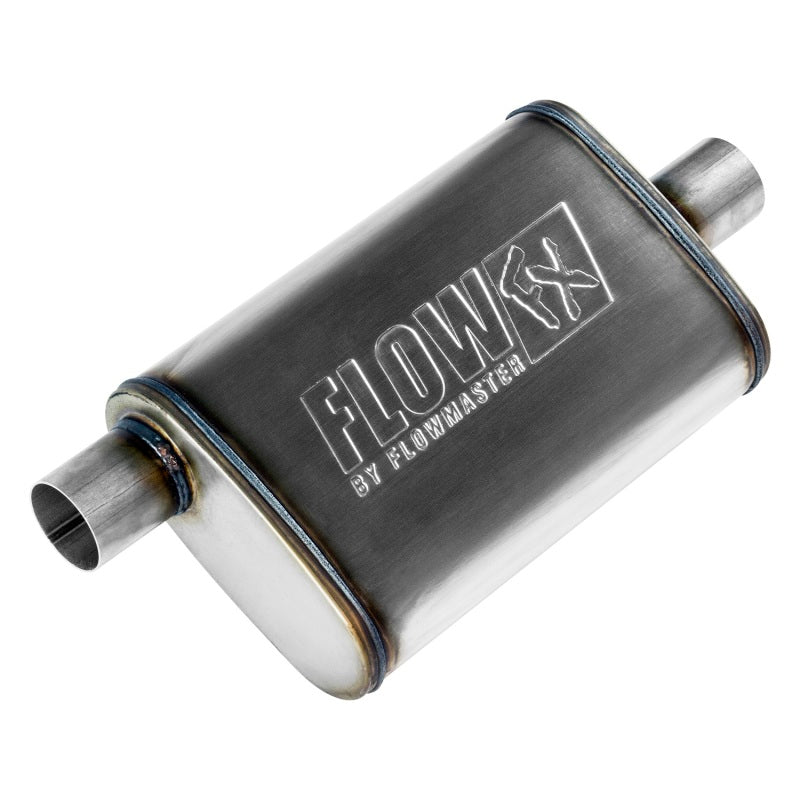 Flowmaster FlowFX Muffler 2.25 Inch Inlet/Outlet - Moderate Sound Tone - Stainless Steel