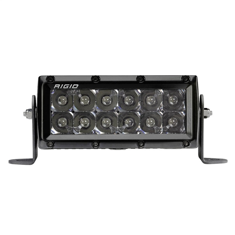 Rigid Industries 6-Inch E-Series PRO Spot LED Light Bar, Midnight Edition - RIG106213BLK