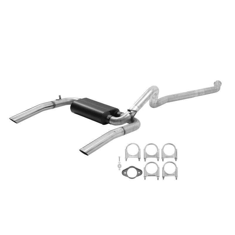 Flowmaster American Thunder Cat-Back Exhaust System for 1986-1991 Chevrolet Camaro & Pontiac Firebird with 5.0L/5.7L Engines - 3-Inch Mandrel-Bent Inlet Tube & Dual Tips