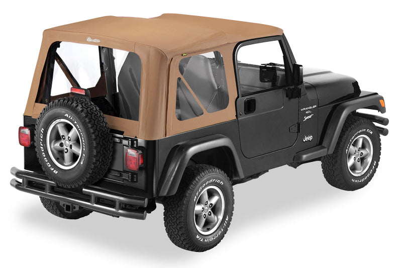 Bestop Replace-A-Top for Jeep Wrangler TJ 1997-2002 — Spice Sailcloth with Clear Windows