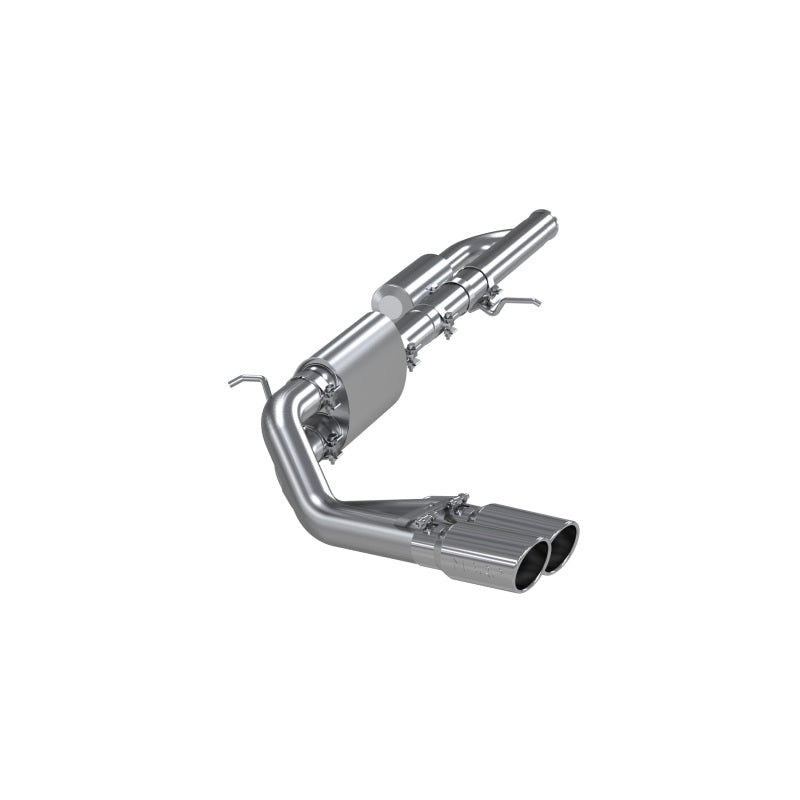 MBRP Armor Lite S5081AL 3-Inch Cat-Back Exhaust System with 4-Inch Tips for Chevrolet Silverado and GMC Sierra 1500