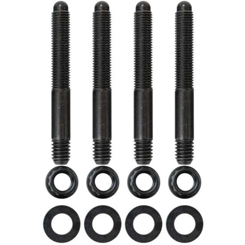 Moroso Carburetor Stud Kit with 5/16 Inch-24 x 2.5 Inch Long 12-Point Nuts - Part Number mor37963