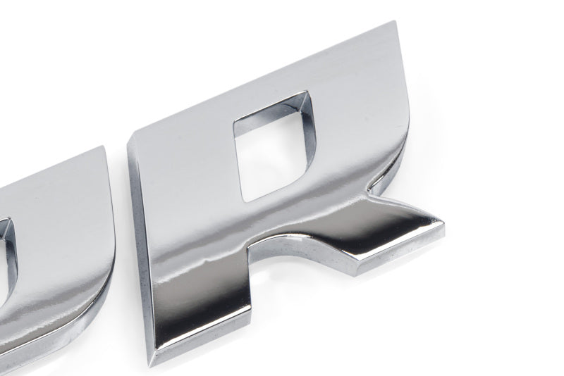 APR Badge in Polished Silver - 4.25 x 0.875 inches - Easy Peel-and-Play Installation