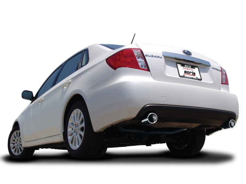 Borla 140324 S-Type Cat-Back Exhaust System for 2008-2011 Subaru Impreza 2.5L Sedan