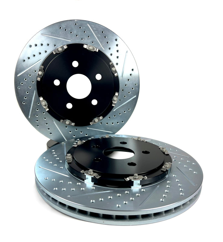 Baer Brakes EradiSpeed+ Rear 2-Piece Performance Brake Rotors for 2020-2025 Chevy Corvette Z51 with J55 Package