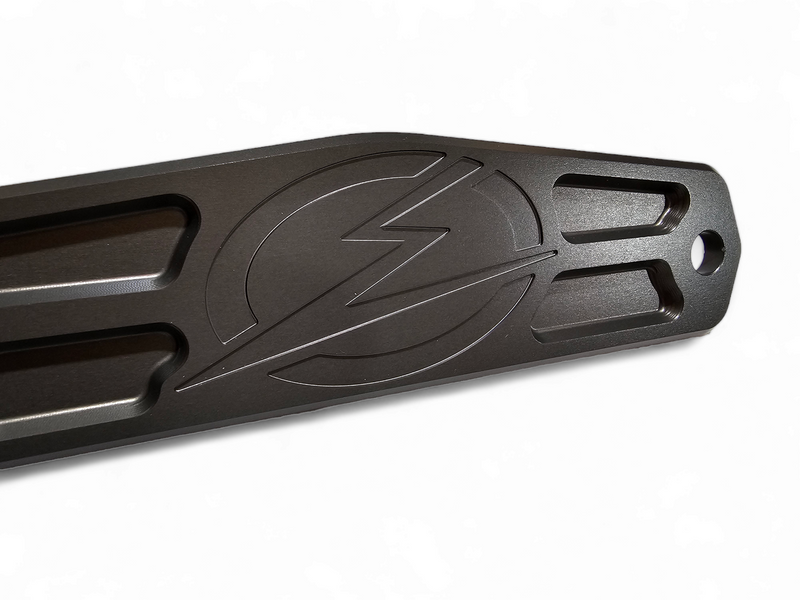 Elektric Off Road Fair Lead Cover Plate for UTV Bumpers - Anodized Gunmetal Finish, Part WFL110005