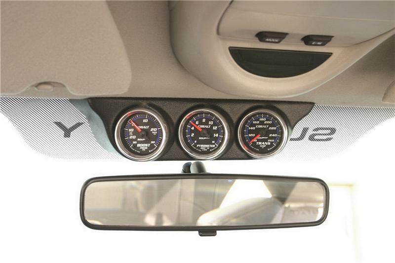 AutoMeter 18017 Black Triple Overhead Console Gauge Pod for 2003-2007 Dodge Ram and 1999-2007 Ford Super Duty