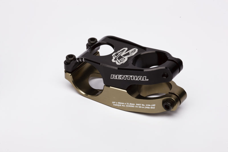 Renthal - renSTM101-BKAG - Apex 40 mm Stem, Aluminum Gold/Black