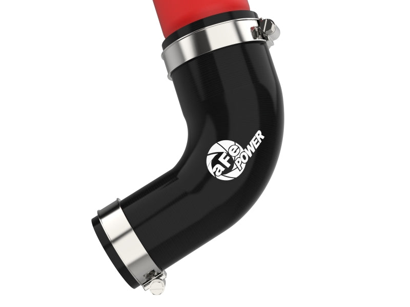 aFe BladeRunner 2.5-Inch Aluminum Hot Charge Pipe Red for 2022–2026 Toyota Land Cruiser J300 V6 3.4L Twin-Turbo, Part 46-20558-R