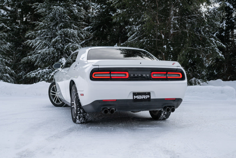 MBRP Armor Lite S7111AL Cat-Back Exhaust System for 2015-2021 Dodge Challenger 3.6L
