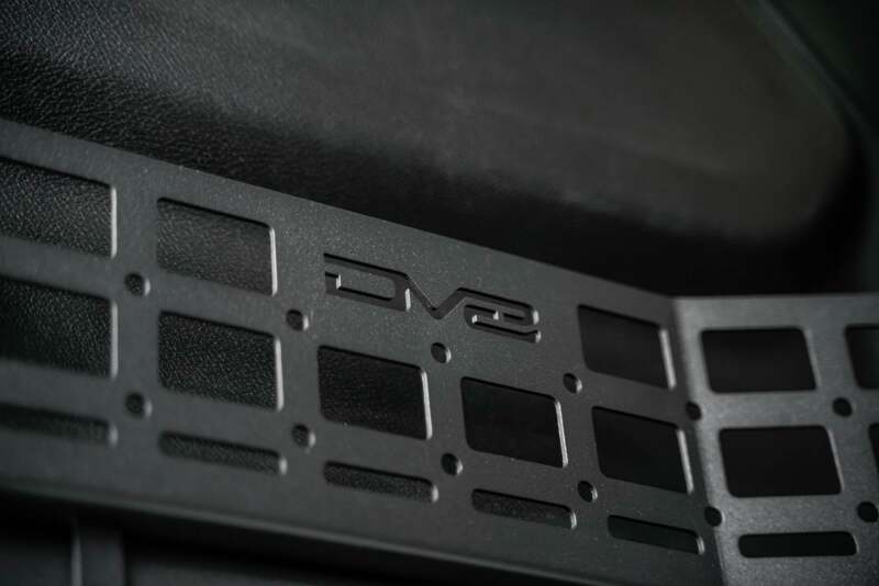 DV8 Offroad dveMPJL-05 Front Door Pocket Molle Panels for 2018-2025 Jeep Wrangler JL/JLU and Gladiator JT
