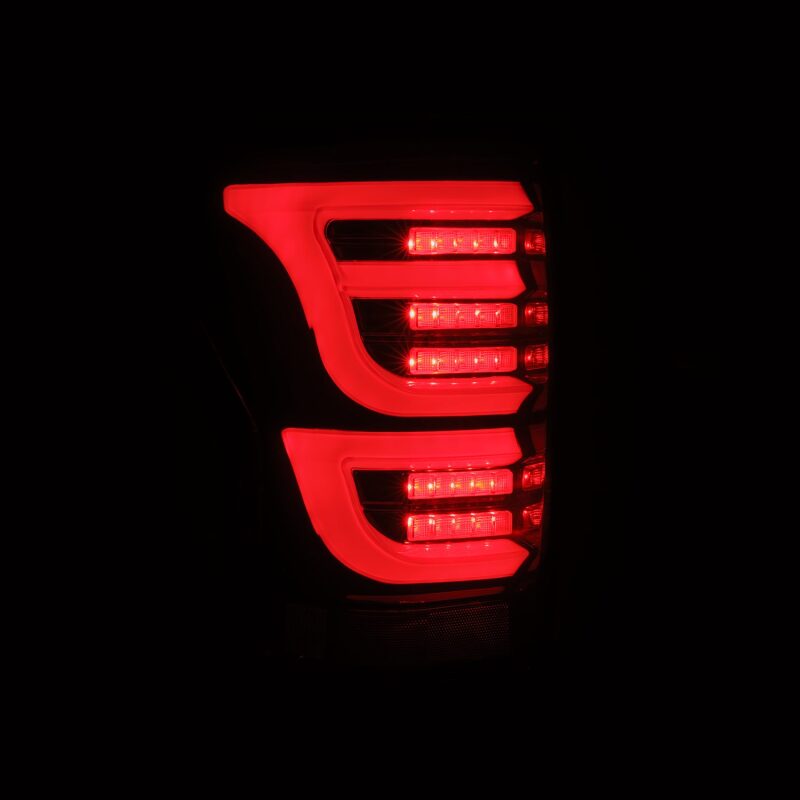 AlphaRex LUXX-Series LED Tail Lights for 2007–2013 Toyota Tundra, Black Red – ARX670050