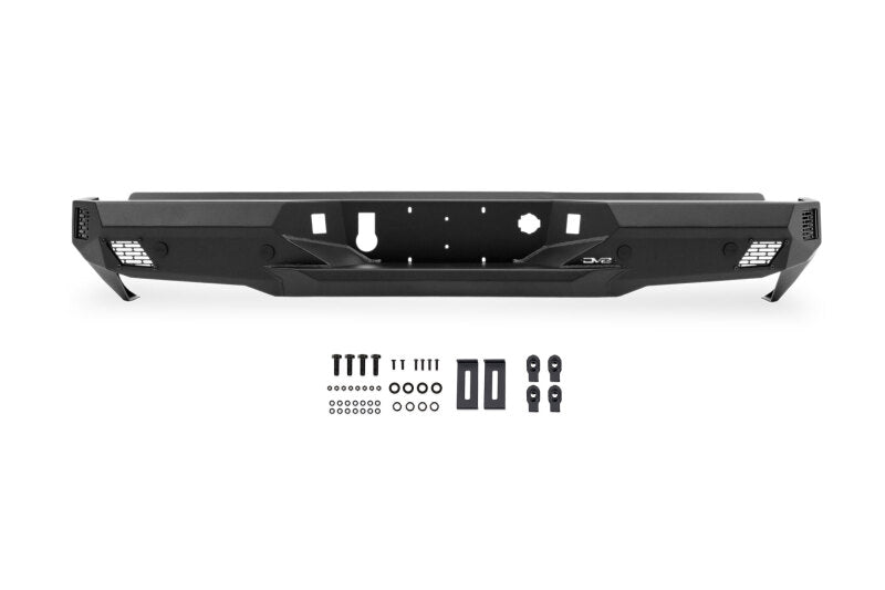 DV8 Offroad Spec Series Rear Bumper for 2020-2023 Chevy Silverado and GMC Sierra 2500/3500 HD, Part Number dveRBCS2-03
