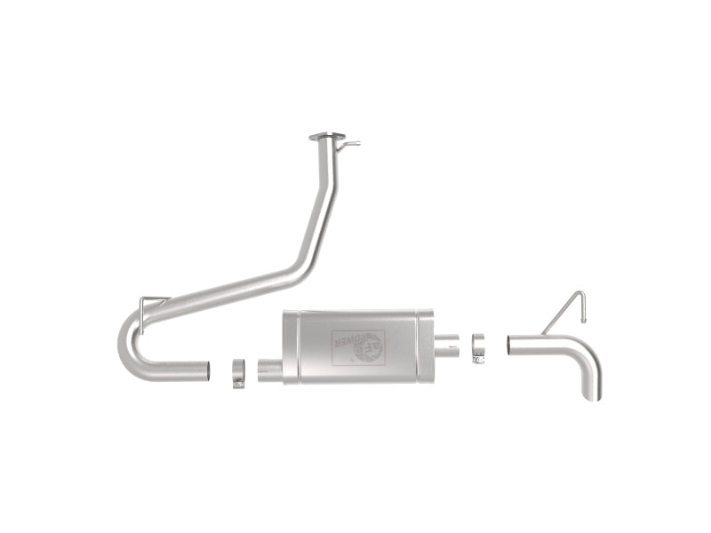 aFe Takeda Axle-Back Exhaust System, Part Number 49-37017, for 2018–2023 Hyundai Kona 1.6L Turbo