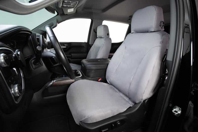 Covercraft 2024+ Toyota Corolla Cross Polycotton SeatSaver Custom Front Row Seat Covers - Grey