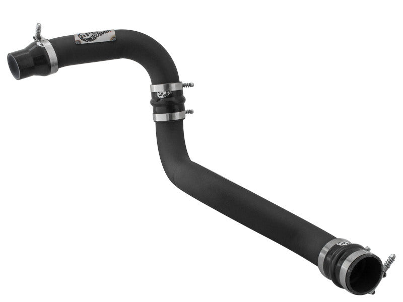 aFe BladeRunner 3-Inch Aluminum Hot and Cold Intercooler Charge Pipe Kit, Black, Part Number 46-20114-B, for 2011–2016 GM 6.6L Duramax Diesel Trucks