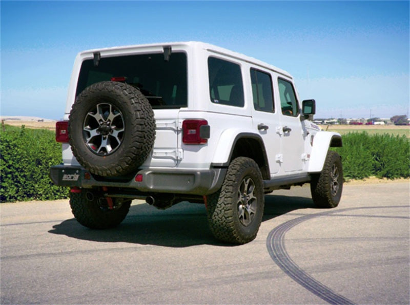 Borla 11955CB Touring Axle-Back Exhaust System for 2018-2026 Jeep Wrangler JL/JLU 3.6L V6