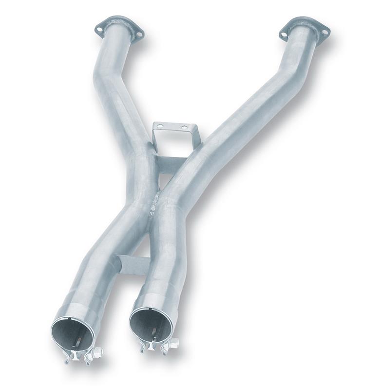 Borla 60087 X-Pipe with Mid-Pipes for 1997-2004 Chevrolet Corvette C5 and C5 Z06 5.7L V8