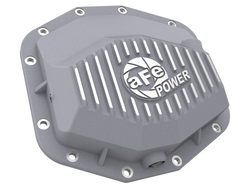 aFe POWER Street Series Rear Differential Cover, Raw with Machined Fins, Part Number 46-71280A, for Ram 1500 TRX and RHO