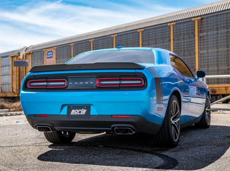 Borla 140640 S-Type Cat-Back Exhaust System with Active Valves for 2015-2023 Dodge Challenger 6.4L V8
