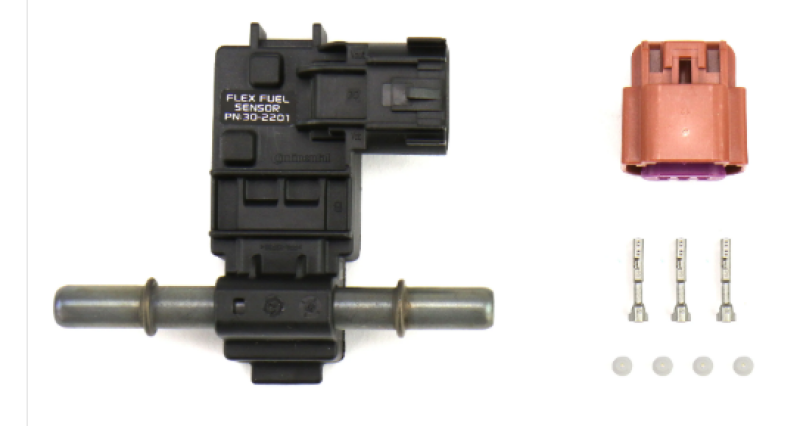 AEM Ethanol Content Flex Fuel Sensor Kit with -6 AN Fittings, Part Number 30-2201