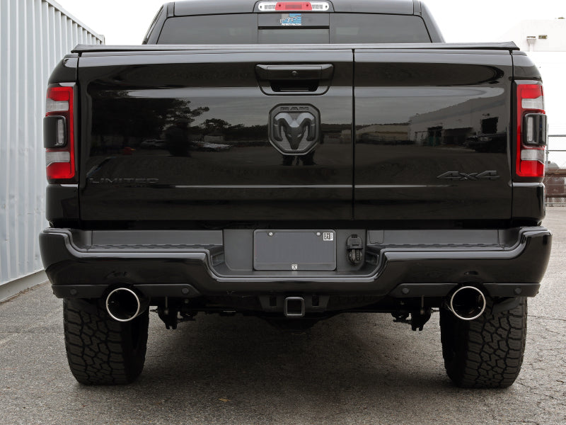 aFe Gemini XV 3-Inch 304 Stainless Steel Cat-Back Exhaust with Cutout, Polished Tips for 2019-2022 Ram 1500 5.7L HEMI