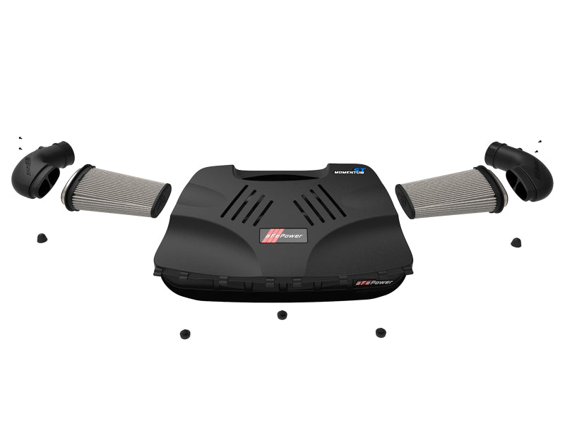 aFe Power Momentum ST Cold Air Intake System with Pro DRY S Filter for 2015-2019 BMW X5 M and X6 M 4.4L V8 S63 - 50-40045D