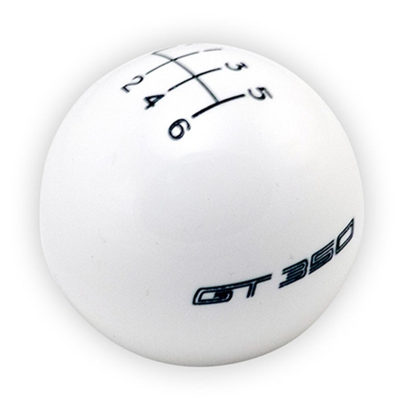 Ford Racing frpM-7213-M8SW Mustang GT350 White 6-Speed Shift Knob