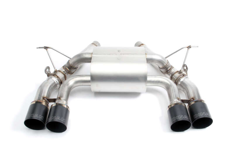 Dinan 15-20 BMW M3/M4 F80/F82/F83 Free Flow Axleback Exhaust System with Black Tips