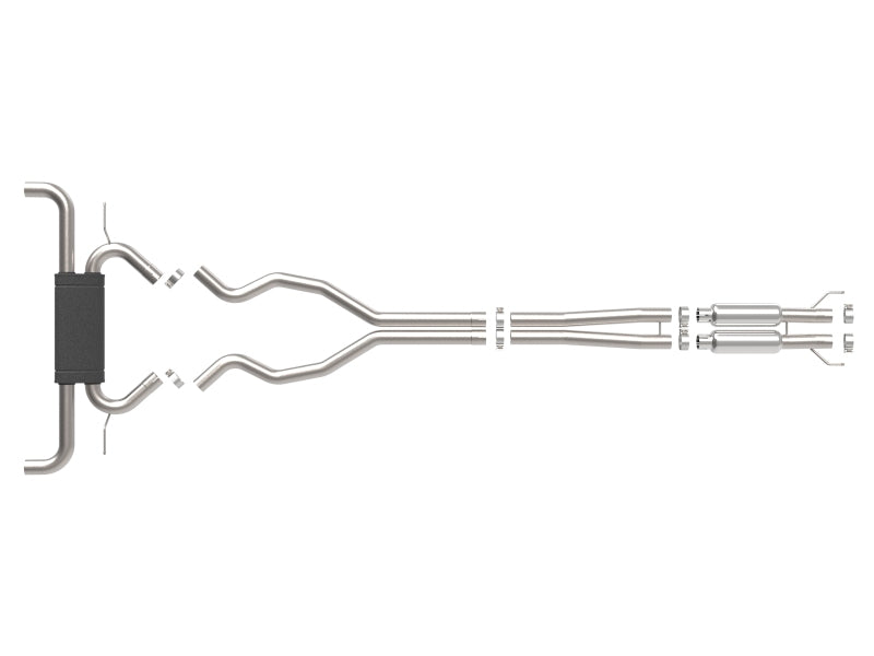 aFe Vulcan Series Cat-Back Exhaust System, Part Number 49-33133, for Ford Edge ST 2.7L V6