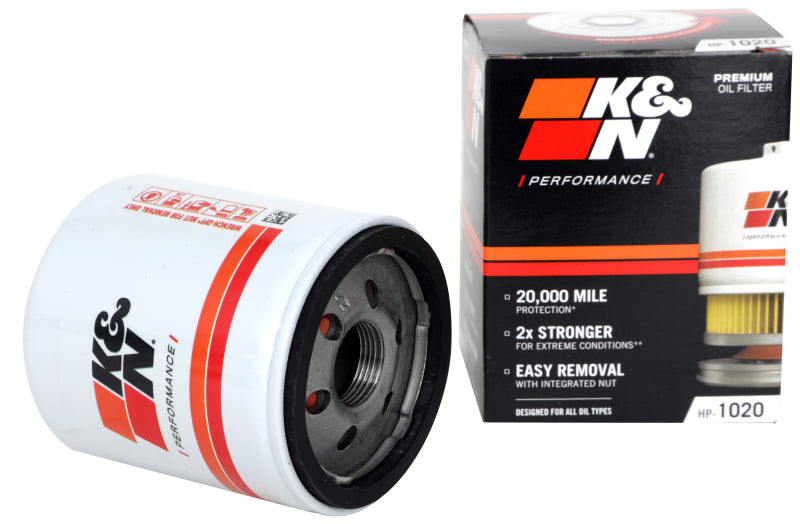 K&N Engineering HP-1020 Premium Wrench-Off Oil Filter
