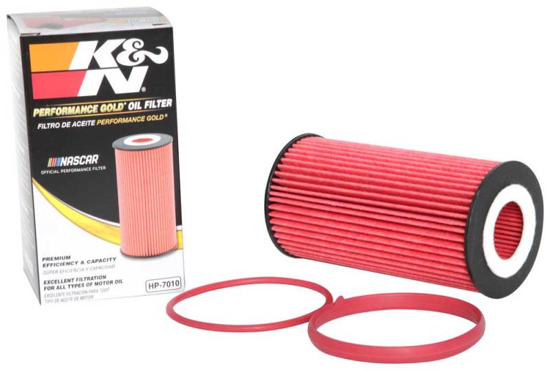 K&N Engineering HP-7010 Cartridge Oil Filter for Select Volkswagen and Audi Applications