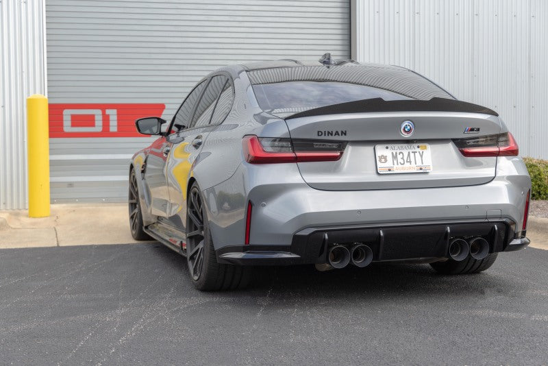 Dinan 21-27 BMW M3/M4 G80/G82/G83 Valved Axleback Exhaust System with Black Tips