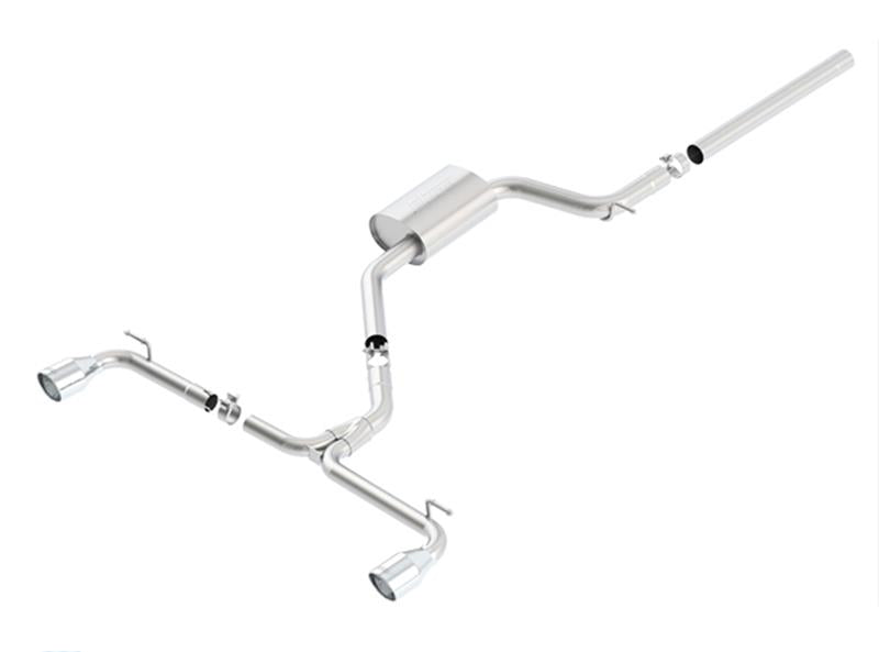 Borla 140597 S-Type Cat-Back Exhaust System for 2015-2017 Volkswagen Golf GTI MK7 2.0L