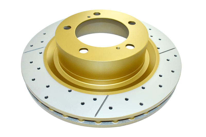DBA 2724X X Street Series Front Drilled and Slotted Brake Rotor for Toyota Tundra, Sequoia, and Lexus LX570