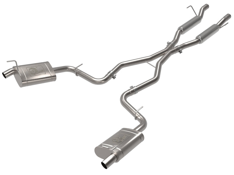aFe Vulcan Series Stainless Steel Cat-Back Exhaust System, Part Number 49-38100, for 2021-2026 Jeep Grand Cherokee L