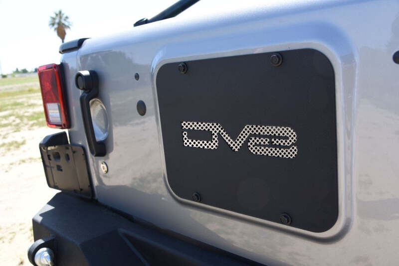 DV8 Offroad Tramp Stamp Rear Tailgate Cover Plate DVE-TS01RJK for 2007-2018 Jeep Wrangler