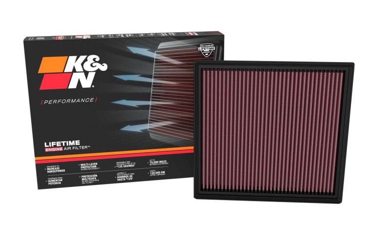 K&N Engineering 33-5138 High-Flow Replacement Air Filter for Ford E-350 Super Duty