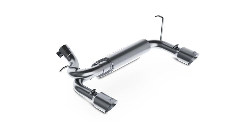 MBRP Armor Plus S5528409 Axle-Back Exhaust System for 2007-2014 Jeep Wrangler 3.6L/3.8L V6