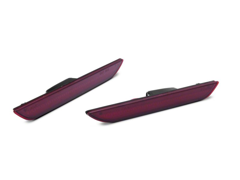 Raxiom Axial Series Red LED Rear Side Marker Lights for 2015-2023 Ford Mustang, Part Number RAX404232