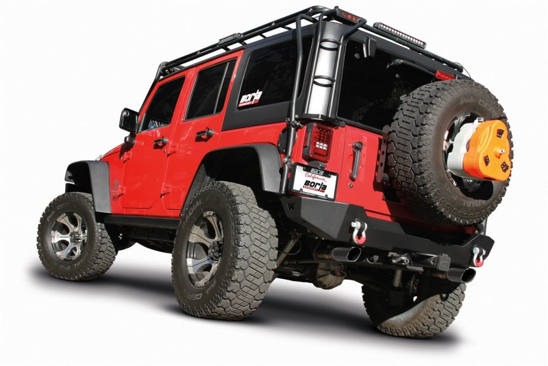 Borla 11834BC Touring Cat-Back Exhaust System for 2012-2018 Jeep Wrangler JK 3.6L V6