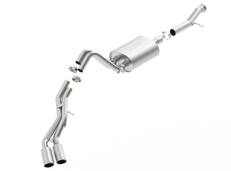 Borla 140652 S-Type Cat-Back Exhaust System for 2015-2020 Cadillac Escalade and GMC Yukon Denali 6.2L V8