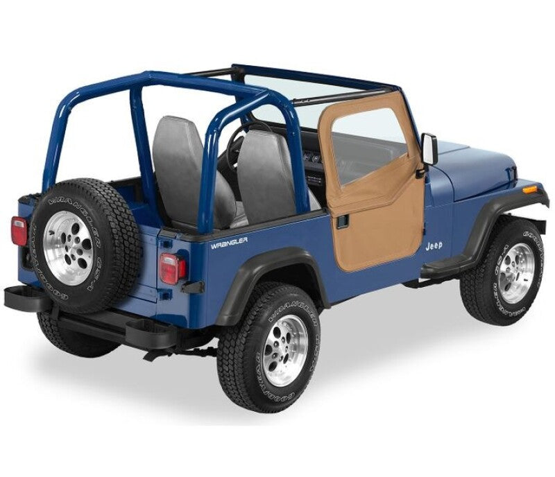 Bestop Full Fabric Doors for Jeep CJ7 and Wrangler YJ (Spice) – Part Number BES51783-37