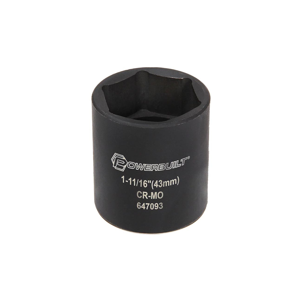 PowerBuilt 1-11/16-Inch Dodge Spindle Nut Impact Socket, 1/2-Inch Drive